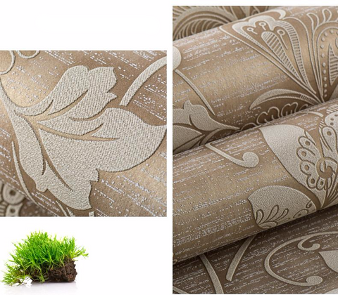 Silk Floral Wallpaper